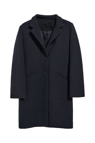 Manteau en laine - Bleu marine