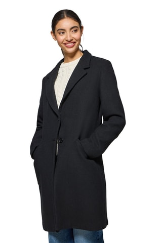 Manteau en laine - Noir