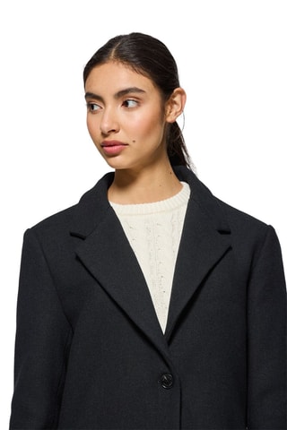 Manteau en laine - Noir