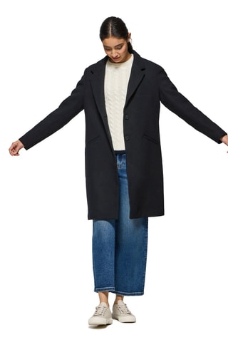 Manteau en laine - Noir