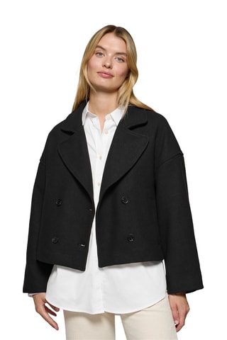 Manteau en laine - Noir