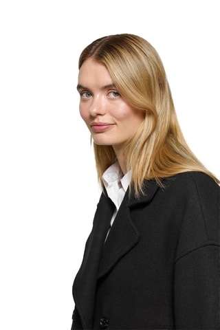 Manteau en laine - Noir