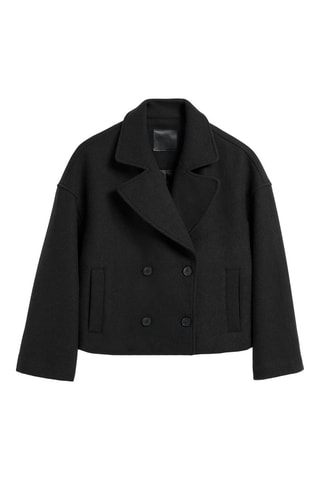 Manteau en laine - Noir