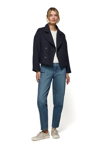 Manteau en laine - Bleu marine