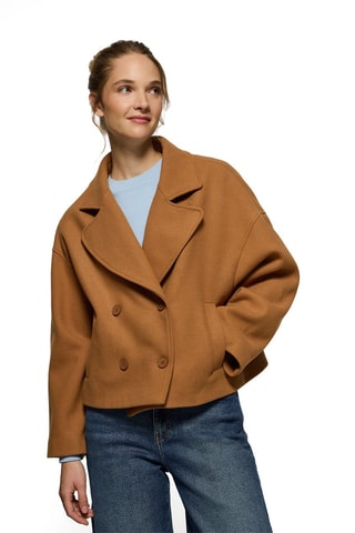 Manteau en laine - Marron