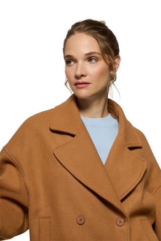 Manteau en laine - Marron