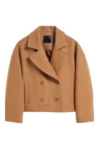 Manteau en laine - Marron