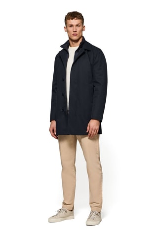 Veste longue - Bleu nuit
