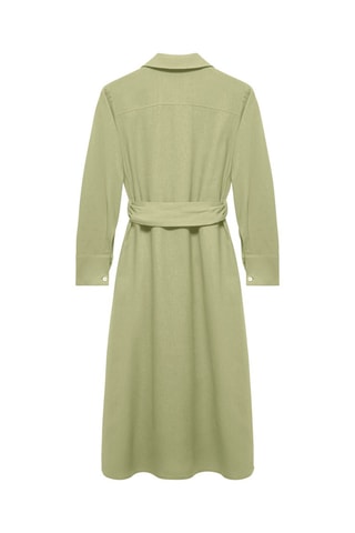 Robe chemise en lin - Vert