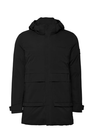 Parka à capuche Noir