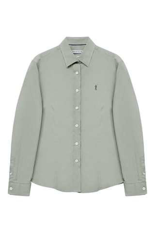 Chemisier slim - Vert jade