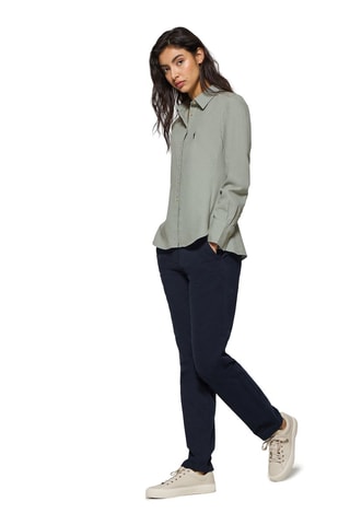 Chemisier slim - Vert clair