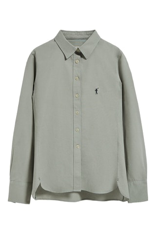 Chemisier slim - Vert clair