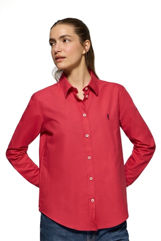 Chemisier regular - Rouge