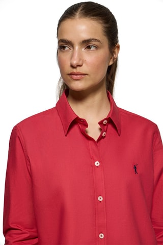 Chemisier regular - Rouge