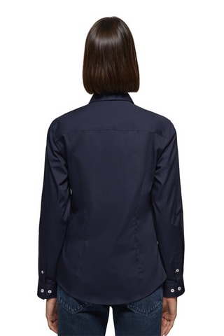 Chemisier slim - Bleu marine