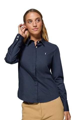 Chemisier slim - Bleu marine