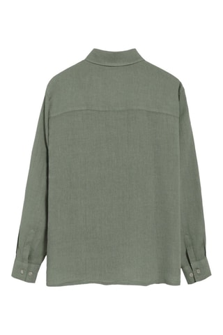Chemisier en lin - Vert