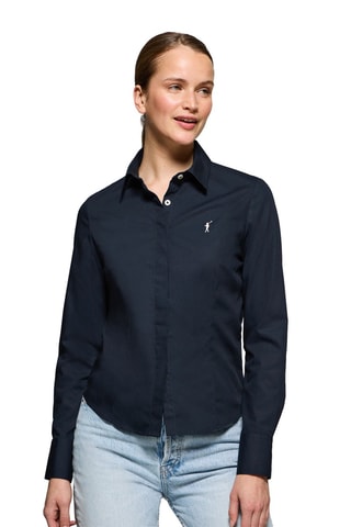 Chemisier slim - Bleu marine