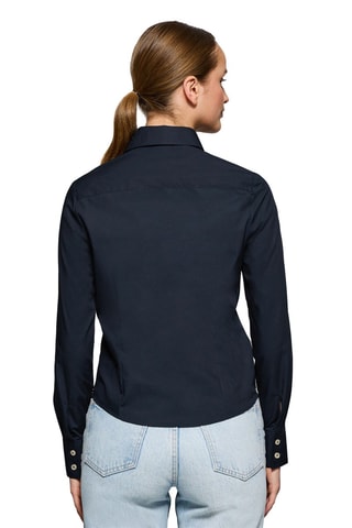 Chemisier slim - Bleu marine
