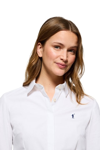 Chemisier slim - Blanc