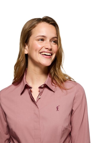 Chemisier slim - Rose