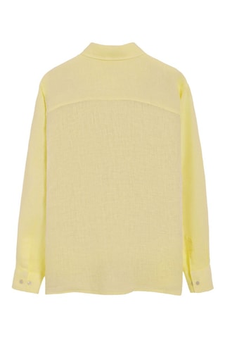 Chemisier en lin - Jaune