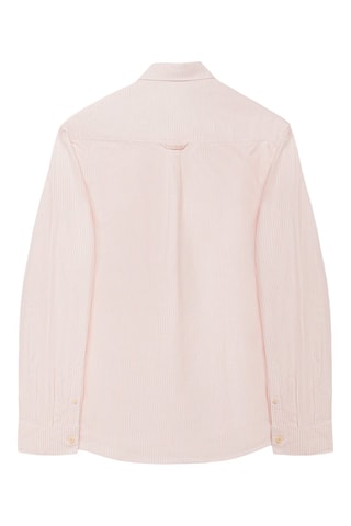 Chemise regular - Orange et blanc