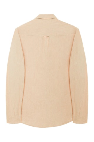Chemise regular en lin - Orange
