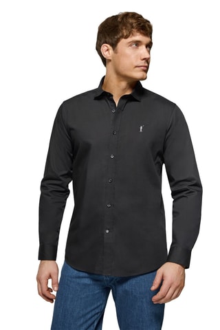 Chemise slim - Noir