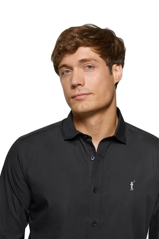 Chemise slim - Noir