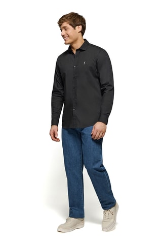 Chemise slim - Noir