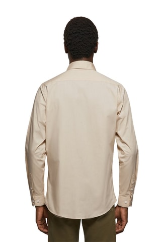 Chemise slim - Beige