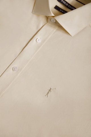Chemise slim - Beige