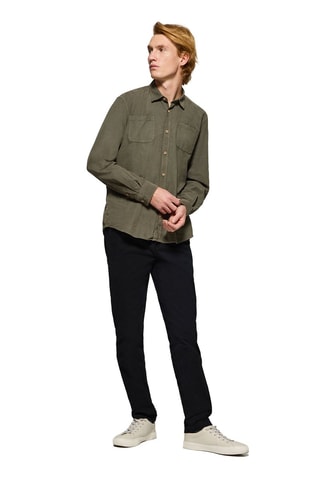 Chemise regular - Kaki