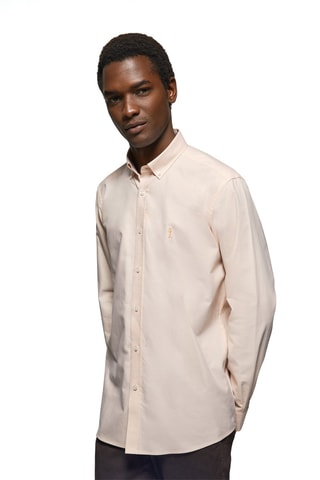 Chemise regular - Pêche
