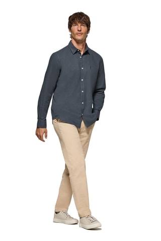Chemise slim - Bleu marine