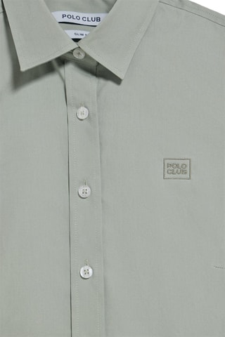 Chemise slim - Vert