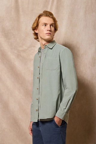 Chemise regular - Vert
