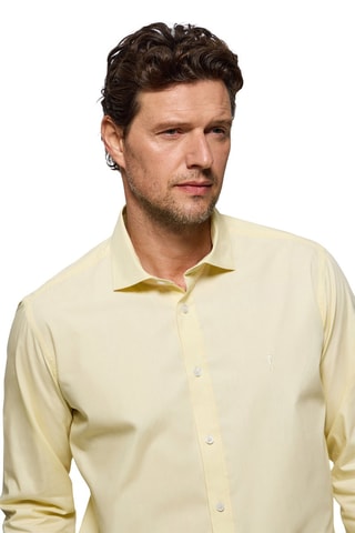 Chemise slim - Jaune