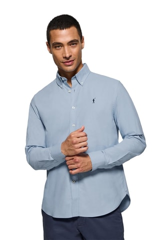Chemise regular - Bleu