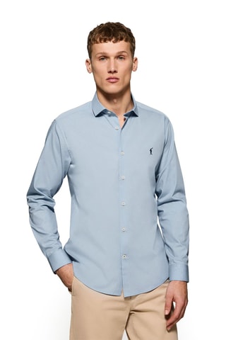 Chemise slim - Bleu