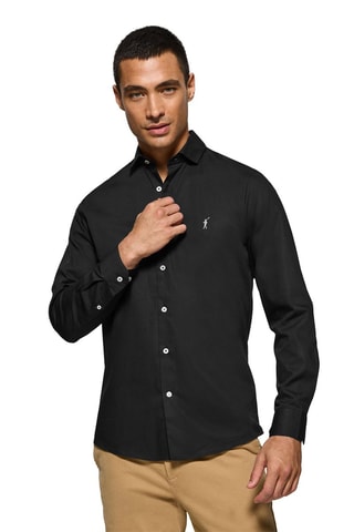 Chemise slim - Noir
