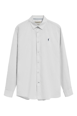 Chemise regular en lin - Blanc