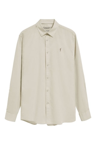Chemise regular en lin - Beige