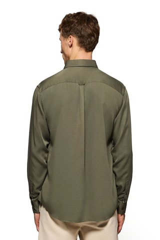 Chemise regular - Kaki