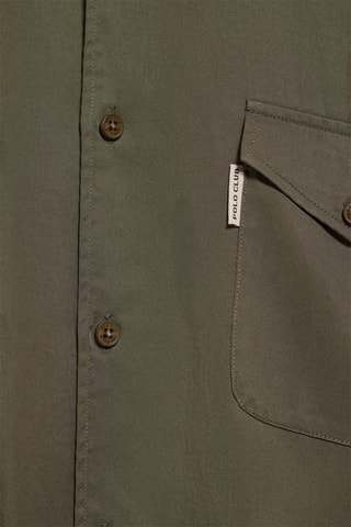 Chemise regular - Kaki