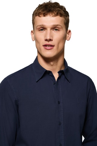 Chemise regular - Bleu marine