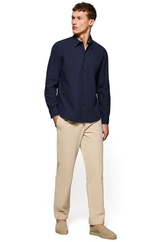 Chemise regular - Bleu marine