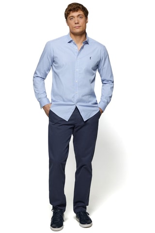 Chemise slim - Bleu